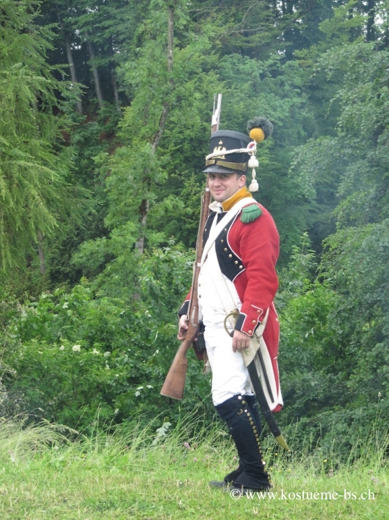 Les Voltigeurs du 3ème régiment suisse 1806