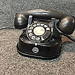 Telefon aus Bakelit 1930/40er Jahre