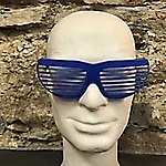 80er Jahre Lamellen Sonnenbrille