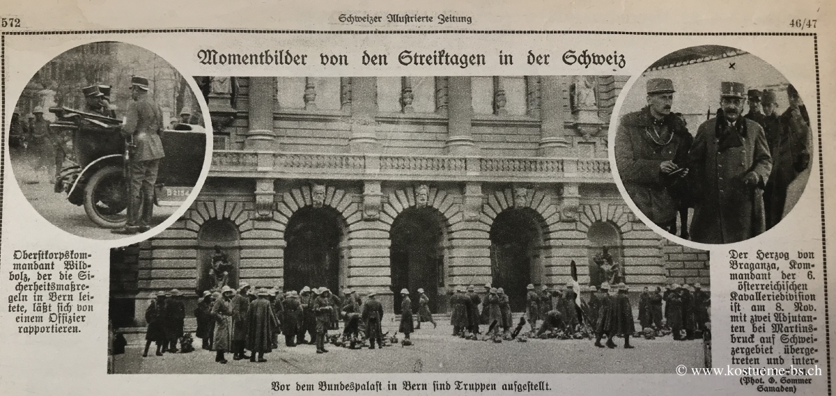 Landesstreik Bundespalast Bern