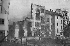 Bombenschäden Schaffhausen katholisches Vereinshaus