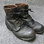 Schweizer Armee Schuhe genagelt vor 1930