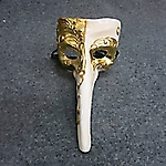 Medico Della Peste Masken Gold