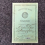 Collegienbuch Universität Basel 1909